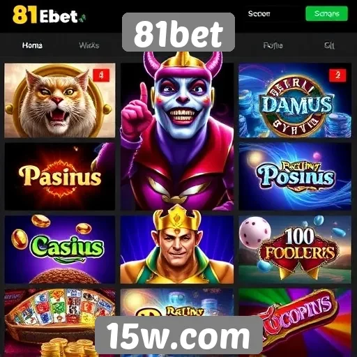 81bet oferece variedade de jogos de cassino online